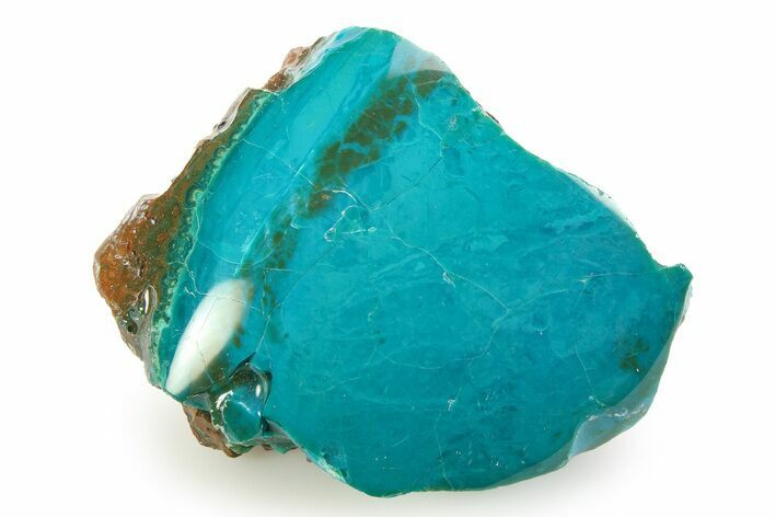 Polished Atacama Blue Opal (Chrysocolla & Opal) - Chile #352125